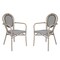 Flash Furniture Marseille Thonet French Bistro Stack Chair w/Arms, Black/White Textilene/Bamboo Alum Frame, 2PK 2-SDA-AD642002A-TXT-BLKWH-LTNAT-GG - alternate 10
